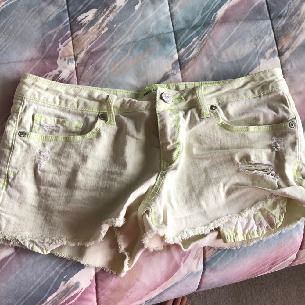 Neon Yellow Shorts